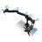 Swivel Arm Height Adjustable Universal 2 Screen Desk Mount