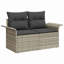 196cm Wide Patio Sofa with Cushions