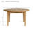 BRIANNA 35" ROUND COFFEE TABLE