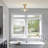 Junathean Glass Semi Flush Mount-804396895