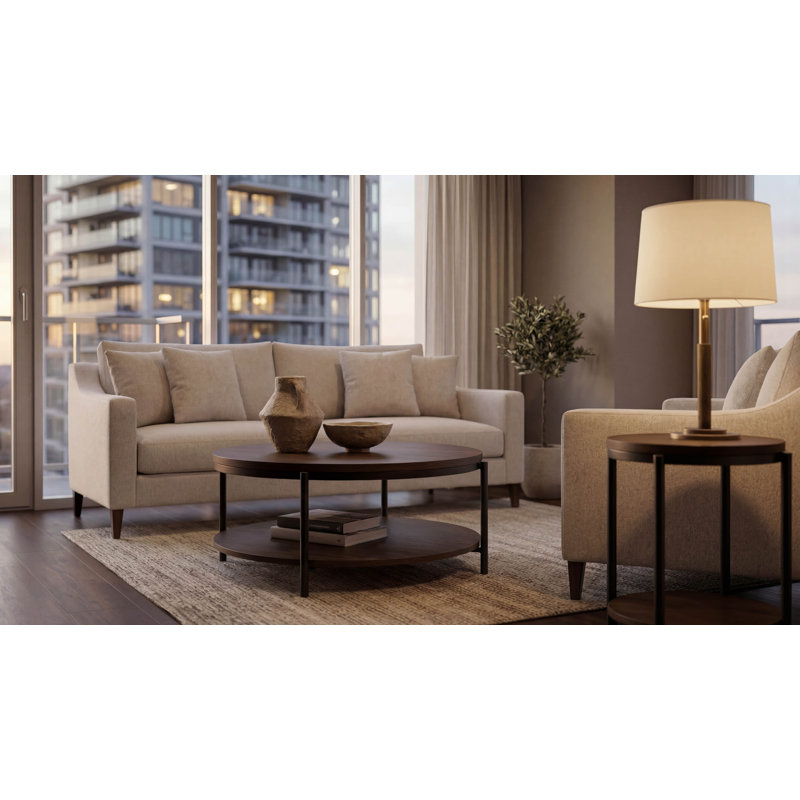 Lisbon Cocktail Table, Brown