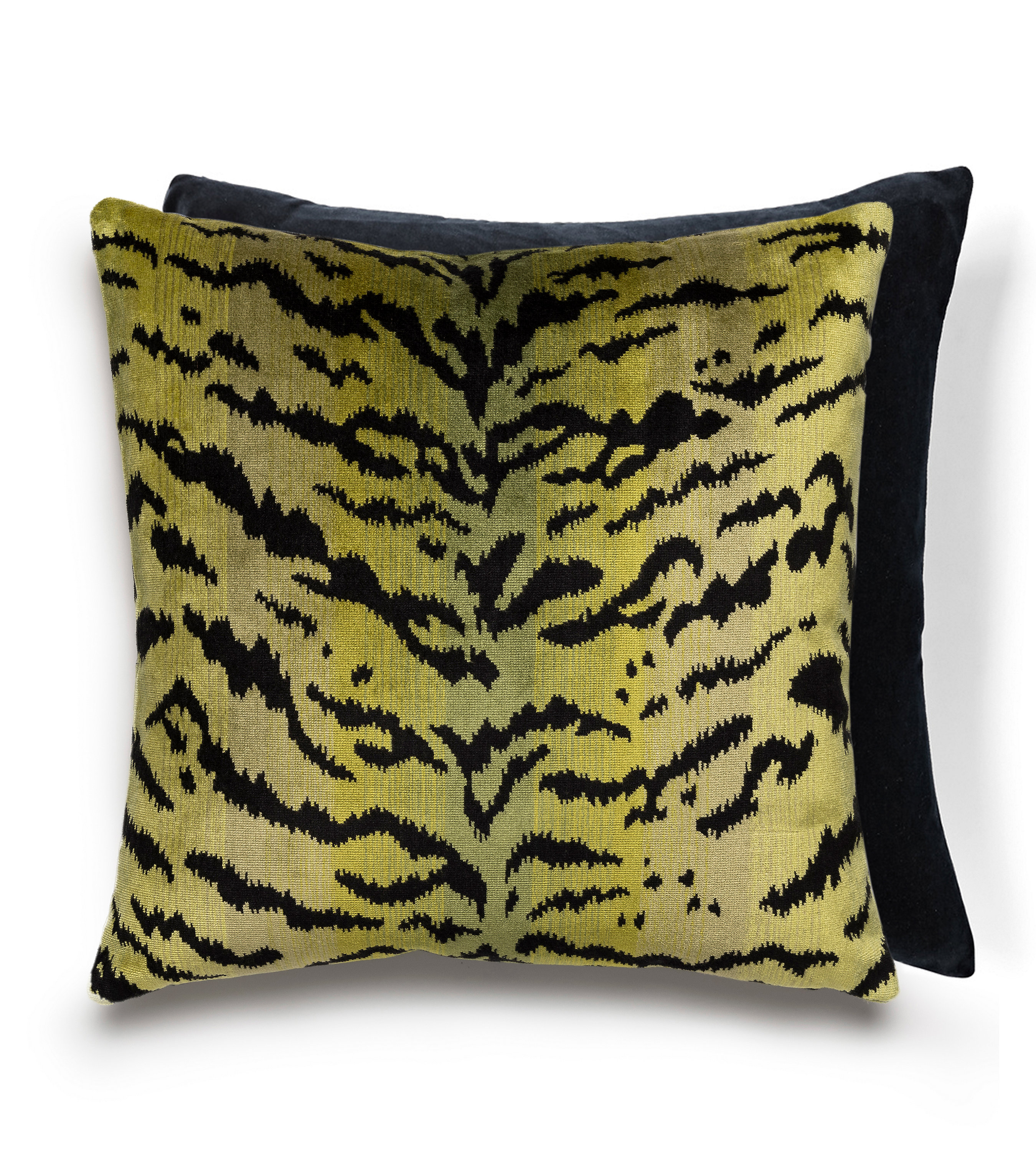 Scalamandre Tigre Silk Gold Throw Pillow Cover