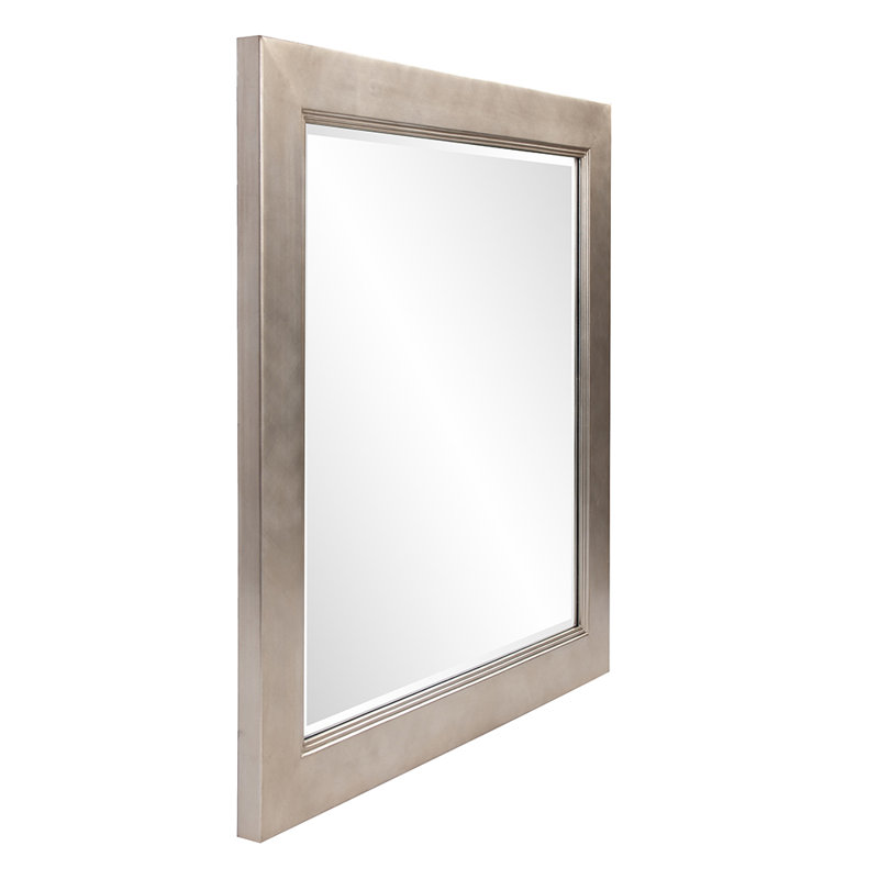 Miroir biseauté moderne et contemporain Dhaval, 40 po x 40 po