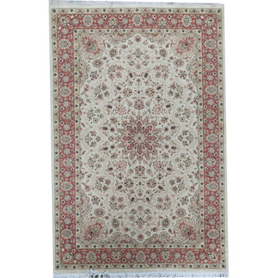 Hand-Knotted High-Quality Rust Area Rug