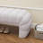 Modern  Chenille Upholstered Bed Bench,channel Tufted Ottoman-944360824