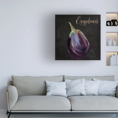 Bolog Sasha Medley Eggplant Canvas Art
