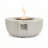 Round Propane Gas Fire Pit Table-2058532818