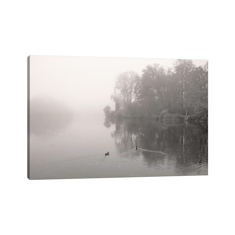River In Mist by Lena Weisbek - Wrapped Canvas Gallery-Wrapped Canvas Giclée, 101.6 cm H x 66.04 cm W