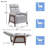 Laneita Upholstered Linen Recliner