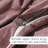 Southshore Fine Linens Southshore Basics Duvet Cover Set in Rose, 90 GSM Double-Brushed Microfiber Bedding with Hidden Zipper Closure and Corner Ties, 2 Pillow Shams, Full/Queen-133123985-1467575