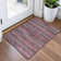 Machine Washable Indoor/Outdoor Xhevrie Pink Rug