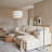 Mason 81" Modern Adjustable LED Arc Floor Lamp with Silver Finish, Fabric Drum Shade, and Weighted Marble Base, Bulb Included-62954051
