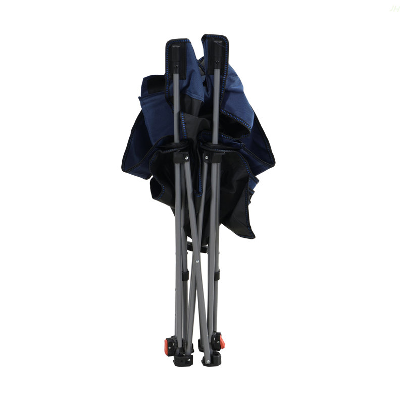 Chaise de camping d'extérieur pliante / portable / réglable inclinable (réglage à trois niveaux), poches latérales et porte-gobelet, sac de transport