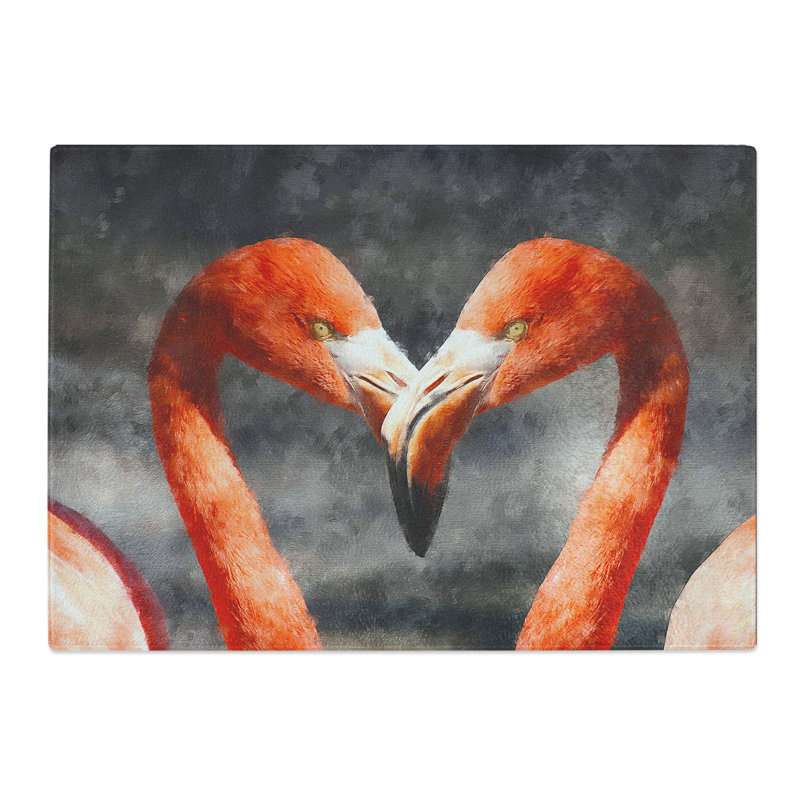 Flamingo Vol.3 Painting Chopping Board, 0.4cm H x 20cm W x 28.5cm L