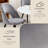 Modern Curved Velvet Upholstered Dining Chair (Dark Gray)-102866061