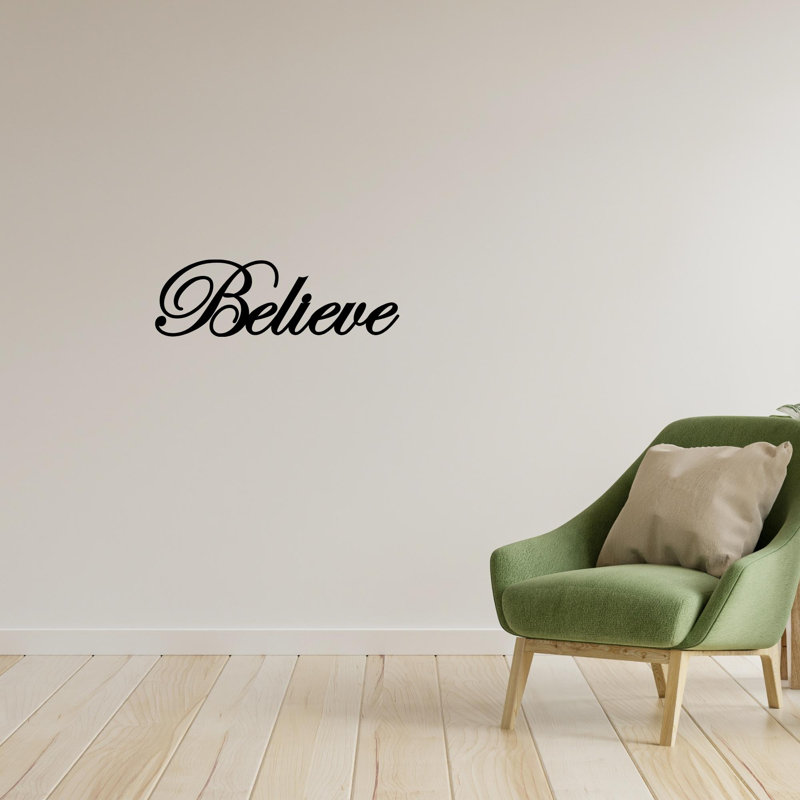 Décoration murale en métal, H 9,5 po x l 30 po x P 0,1 po, Noir