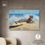 «Cheetah Beach Surfer», art mural Glam Beach par Art Remedy-105295501-105295498
