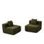 Canapé modulaire en chenille avec coussins-1816312587