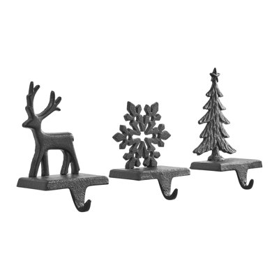 Cast Iron Holiday Stocking Holders