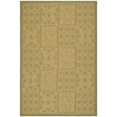 Tapis d’usage intérieur/extérieur vert olive/naturel Herefordshire