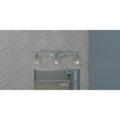 Éclairage pour meuble-lavabo à 3 lumières Alianah