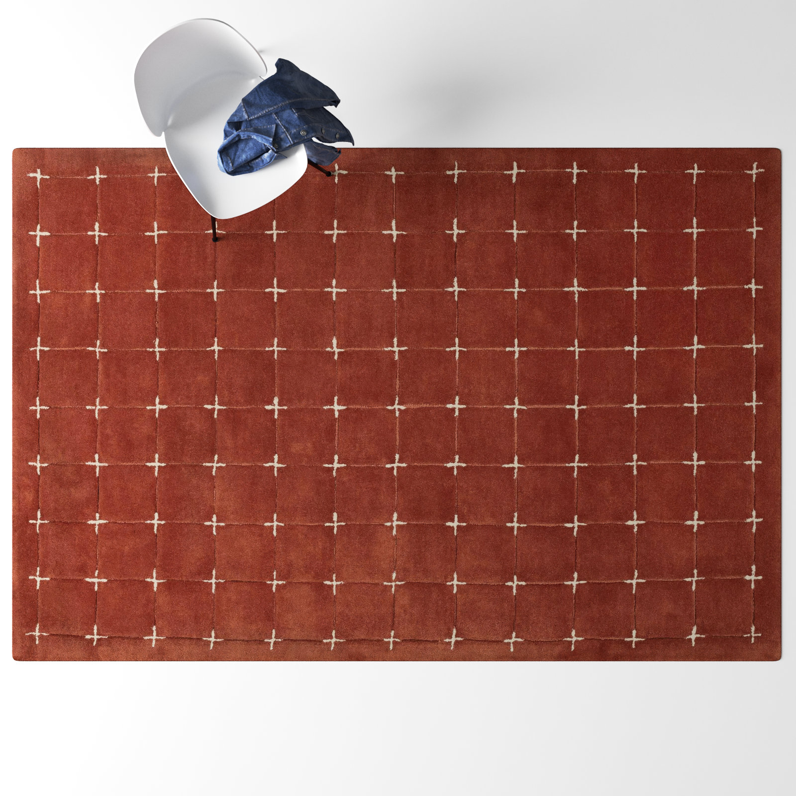 Mallory Hand-Tufted Geometric Rug, Rectangle 10' x 14'