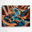 «Southwestern Animals», art mural noir en métal Koi Fish 32-96210418