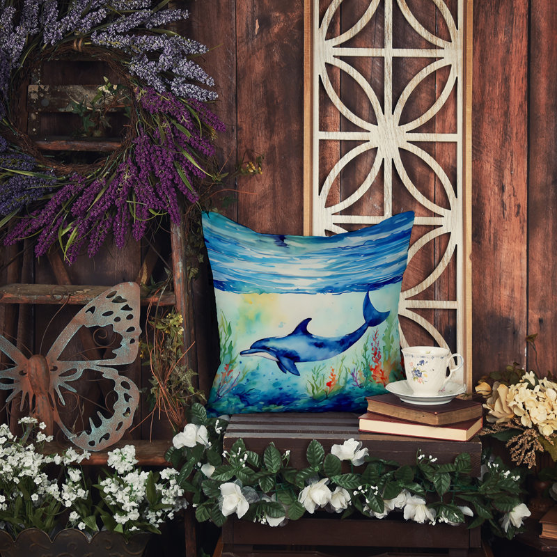 Coussin décoratif intérieur / extérieur Nautical, H 14 po x l 14 po