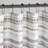Aribelle Striped Shower Curtain with Hooks Included