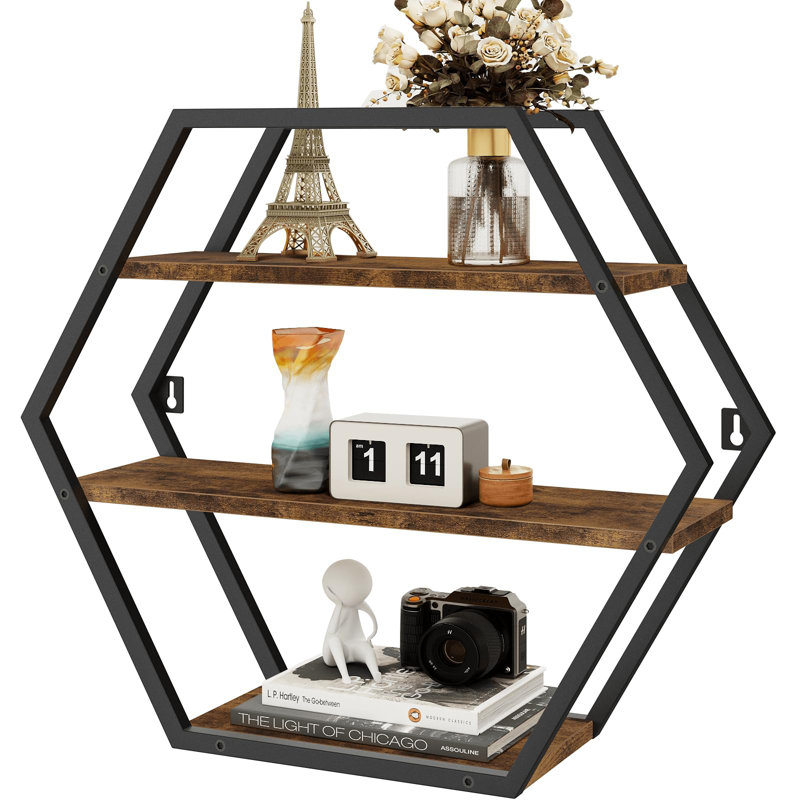Benni Solid Wood Floating Shelf