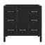 36" Bathroom Vanity Without Sink, Solid Wood Cabinet With 5 Drawers And Soft Closing Doors, Freestanding Design-17411695