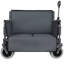 Chariot pliant 3 en 1 avec siège de banc - capacité de 500 lb, pneus de plage de 9 po x 4 po pour le camping et la plage-123018782