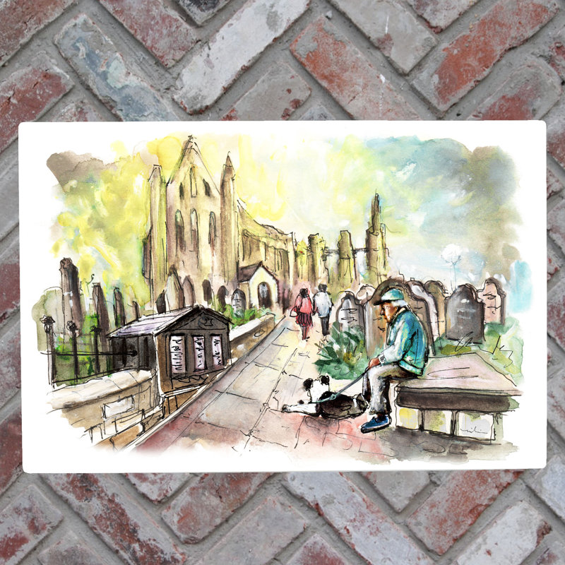 MIKI DE GOODABOOM Traditional Buildings & Architecture Wall Decor on Ceramic