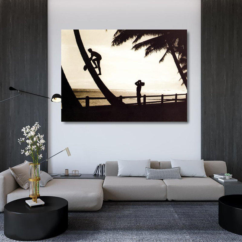 Silhouette hawaïenne, 1931, H 35 po x l 48 po
