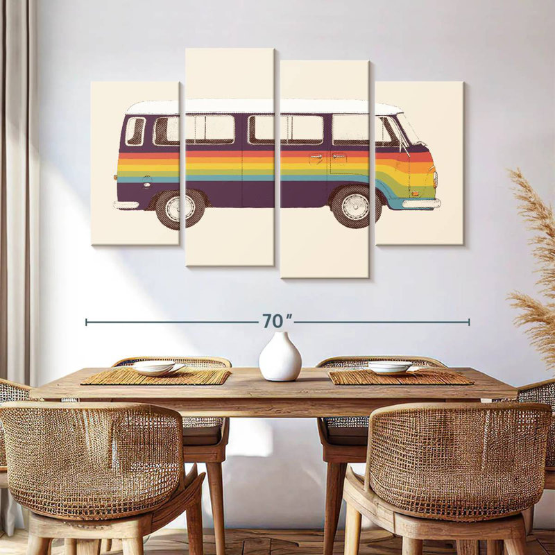 Mehar Rainbow Van, H 42 po x l 68 po