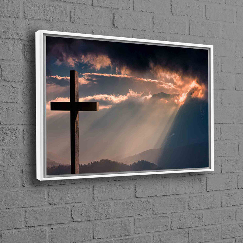 Print on Canvas, White Floater Framed, 80 cm H x 110 cm W