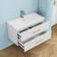 36-Inch White Gloss Wall-Mounted Bathroom Vanity With Sink Combo-1505166385-1505166384