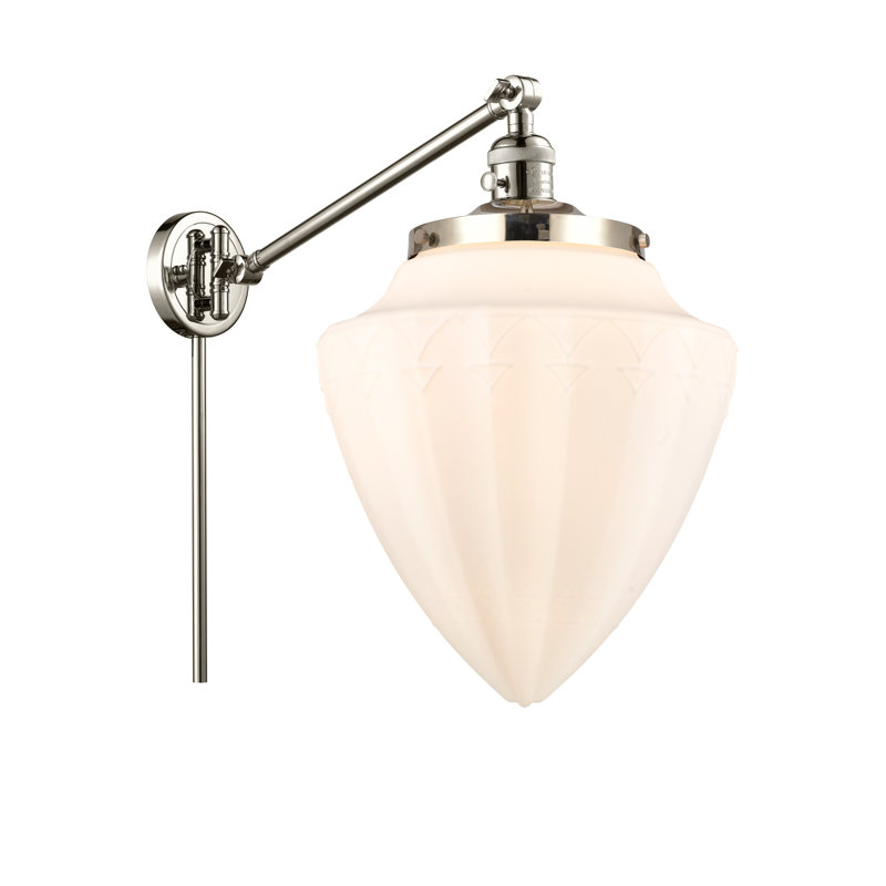 Kymeshia - Cuivre antique - Bras pivotant réglable, No, Chrome poli