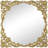 Audranna Gold Metal Scroll Tall Ornate Arched Baroque Room Floor Mirror, 28" x 1" x 48"-1630475930-1630475931