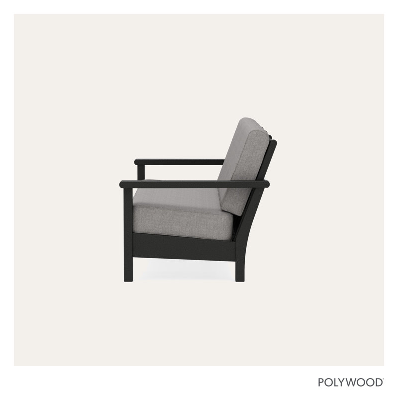 Harbour Deep Seating Sofa, Black, Gray Mist