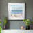 Gulf Shores III - Beach With Dune Fence Wall Art, Matted and Framed Under Acrylic Glass, Large Living Room Wall Art-1837429371-1837429370