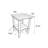 Folding Chair In White With Side Table. Spacious And Relaxing Chair. . To Harsh Weather. Easy Assembly Table, 3, White. Comfortable . Elements. Assemble-79175926