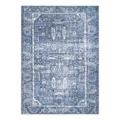 Dewann Washable Oriental Indoor Rug