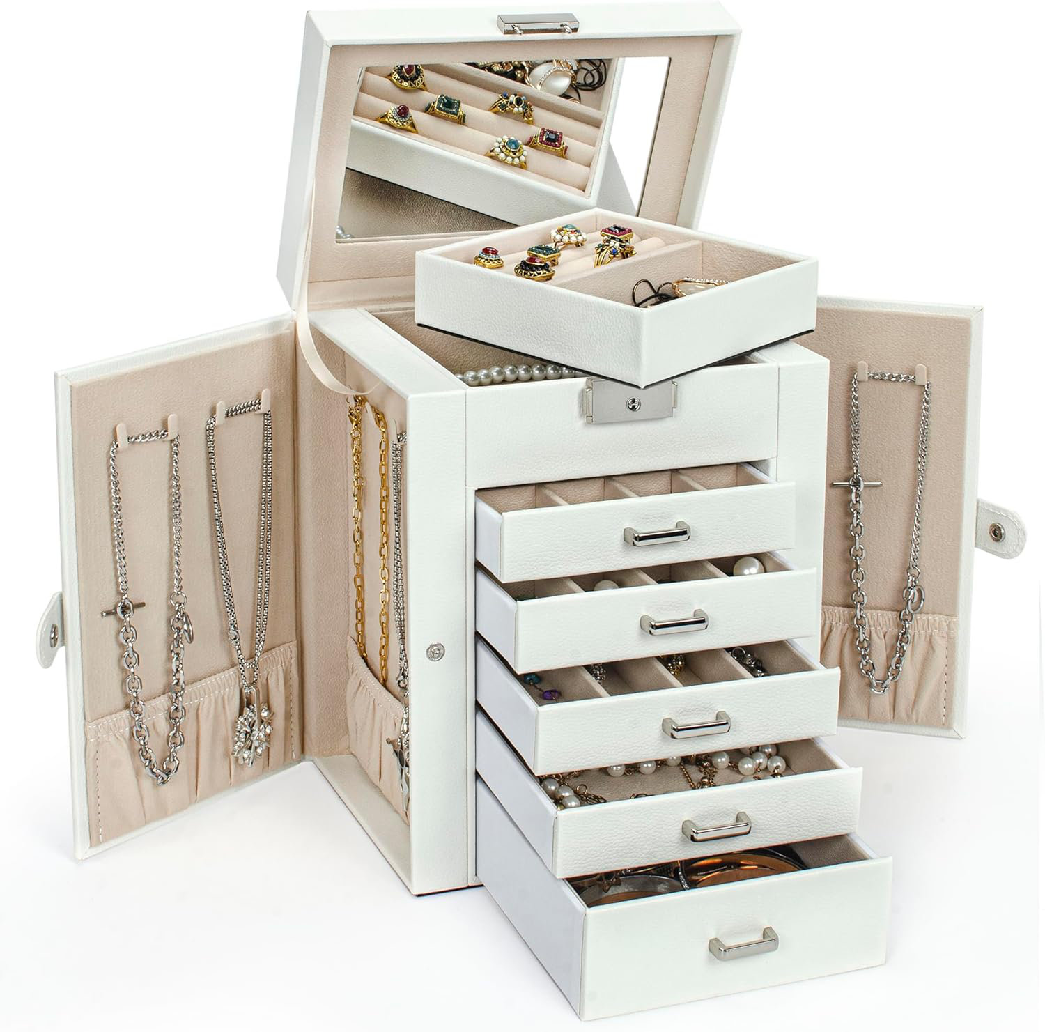 Latitude Run® Leather Jewelry Box | Wayfair