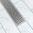 Stainless Steel Linear Shower Drain Tile-in Grate-85152735