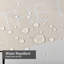 Rideau de douche vert imperméable, rideaux de douche pour la salle de bain avec 12 crochets-130006781