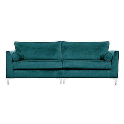 Giancarlo 4 Seater Velvet Sofa