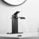 Single Hole Faucet Single-handle Waterfall Bathroom Faucet with Drain Assembly