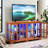 Curio Cabinet With Led Lighting, Adjustable Storage, And Metal Handles For Office Home Showcase Four - Door Antique Display Case Acrylic Back, Lights, Smooth Tabletop Decor Enhancement-123400700