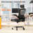 Ergonomic Office Chair, High Back Home Office Desk Chair with Wheels, Breathable Mesh Computer Chairs with 3D Armrests and Headrest, Comfortable & Easy Assembly,Black